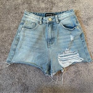pretty little thing denim shorts